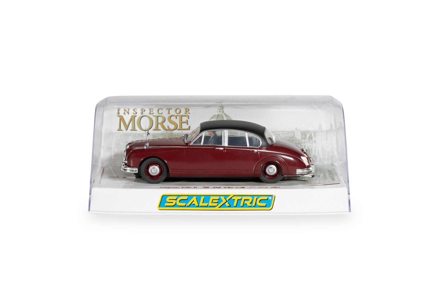 Scalextric C4502 Jaguar MK2 - Inspector Morse Slot Car
