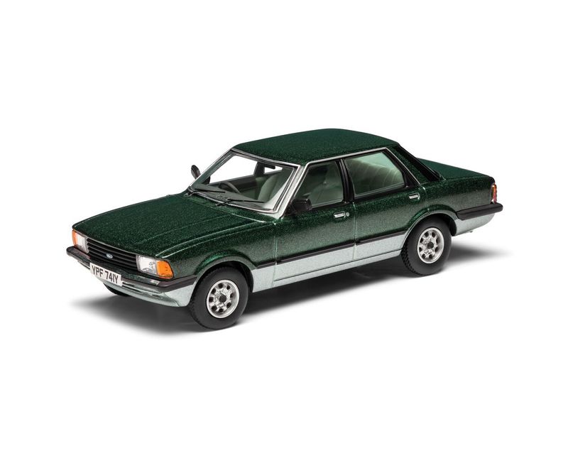 Corgi VA15005 Ford Cortina Mk5 1.6 Carousel, Forrest & Crystal Green Diecast Model
