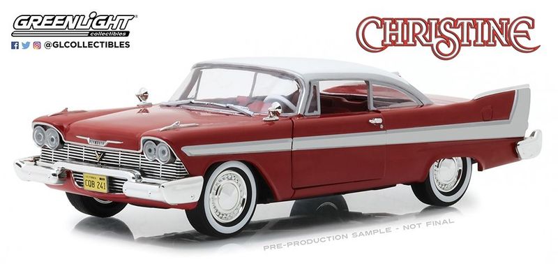 Greenlight 84071 Christine (1983) - 1958 Plymouth Fury 1:24 Scale Diecast Model