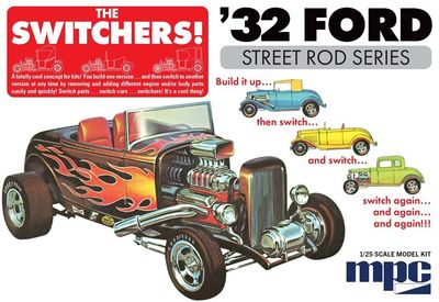 MPC 992 1932 Ford Street Rod Switchers Roadster/Coupe Car 1:25 Scale Plastic Model Kit