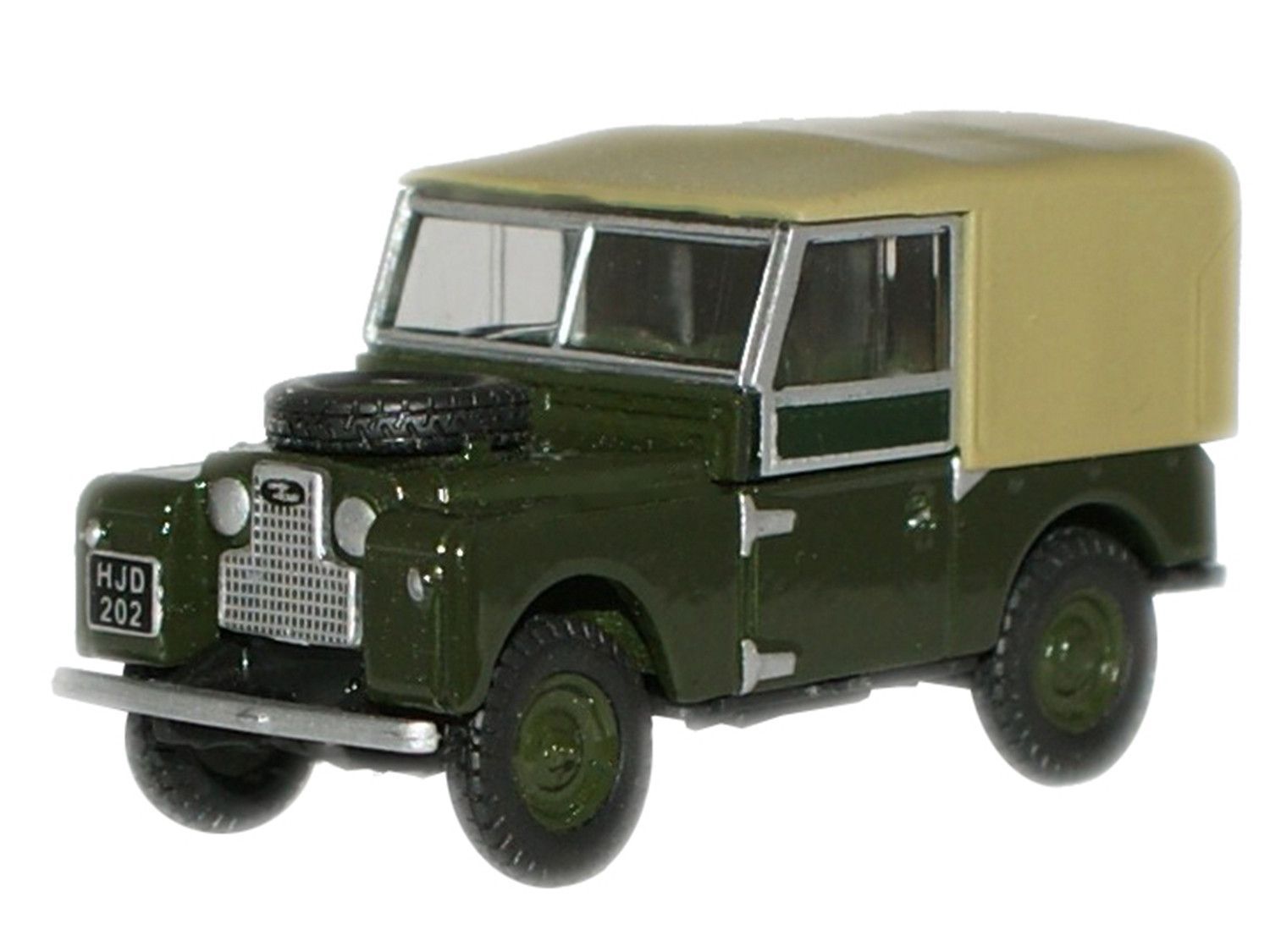 Oxford Diecast Land Rover Series I 88'' Canvas Bronze Green (76LAN188009) 1:76 (OO) Scale Model