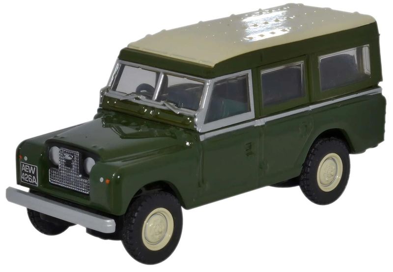 Oxford Diecast Land Rover Series II Station Wagon Bronze Green (76LAN2002) 1:76 (OO) Scale Model