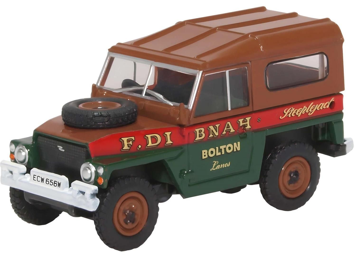 Oxford Diecast Land Rover Lightweight Hard Top Fred Dibnah (76LRL006) 1:76 (OO) Scale Model