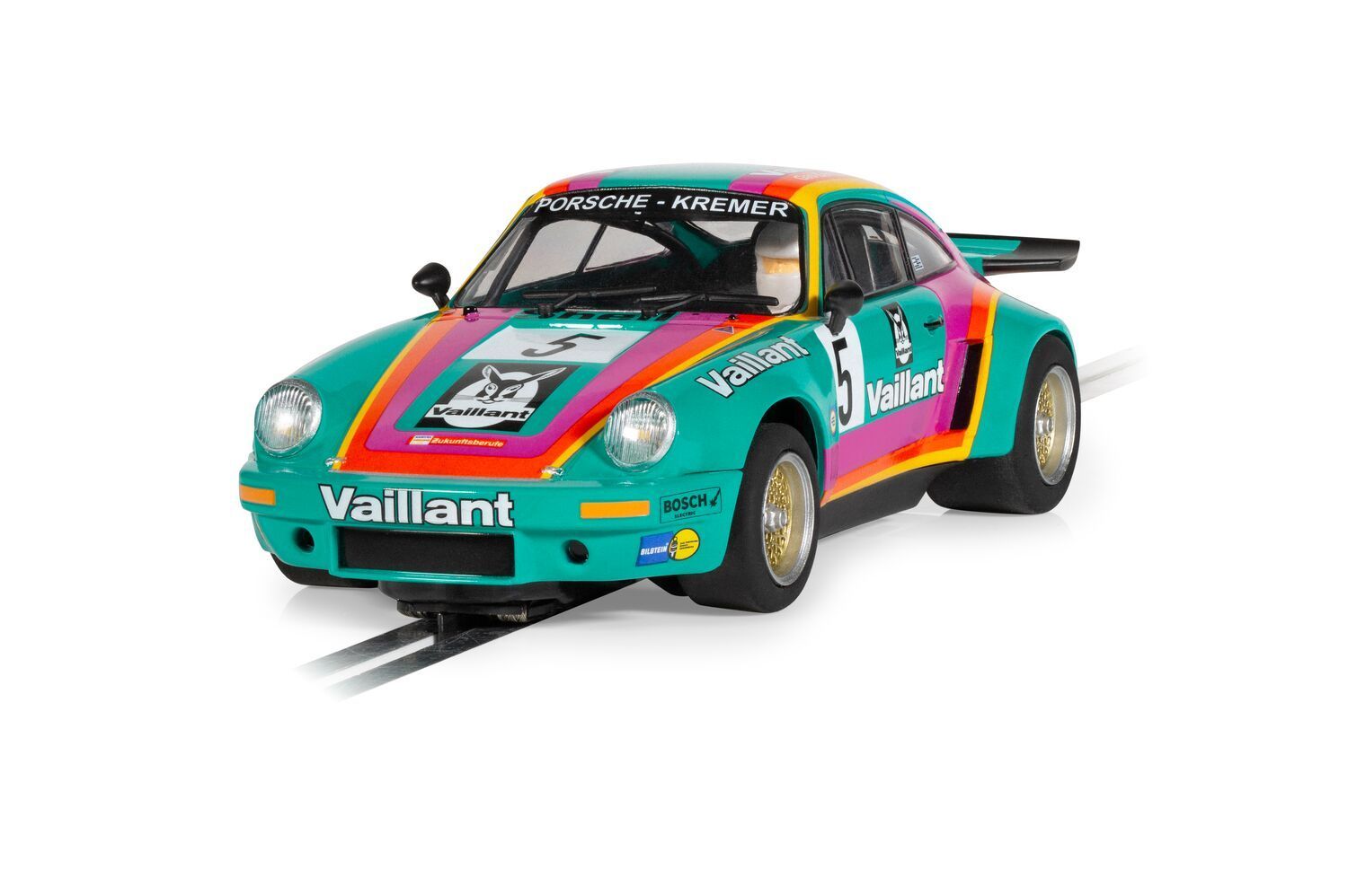 Scalextric C4439 Porsche 911 3.0 RSR - Vaillant Slot Car