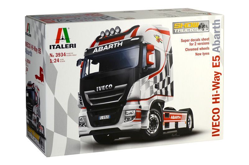 Italeri 3934 IVECO E5 Hi-Way "Abarth" 1:24 Scale Plastic Model Kit