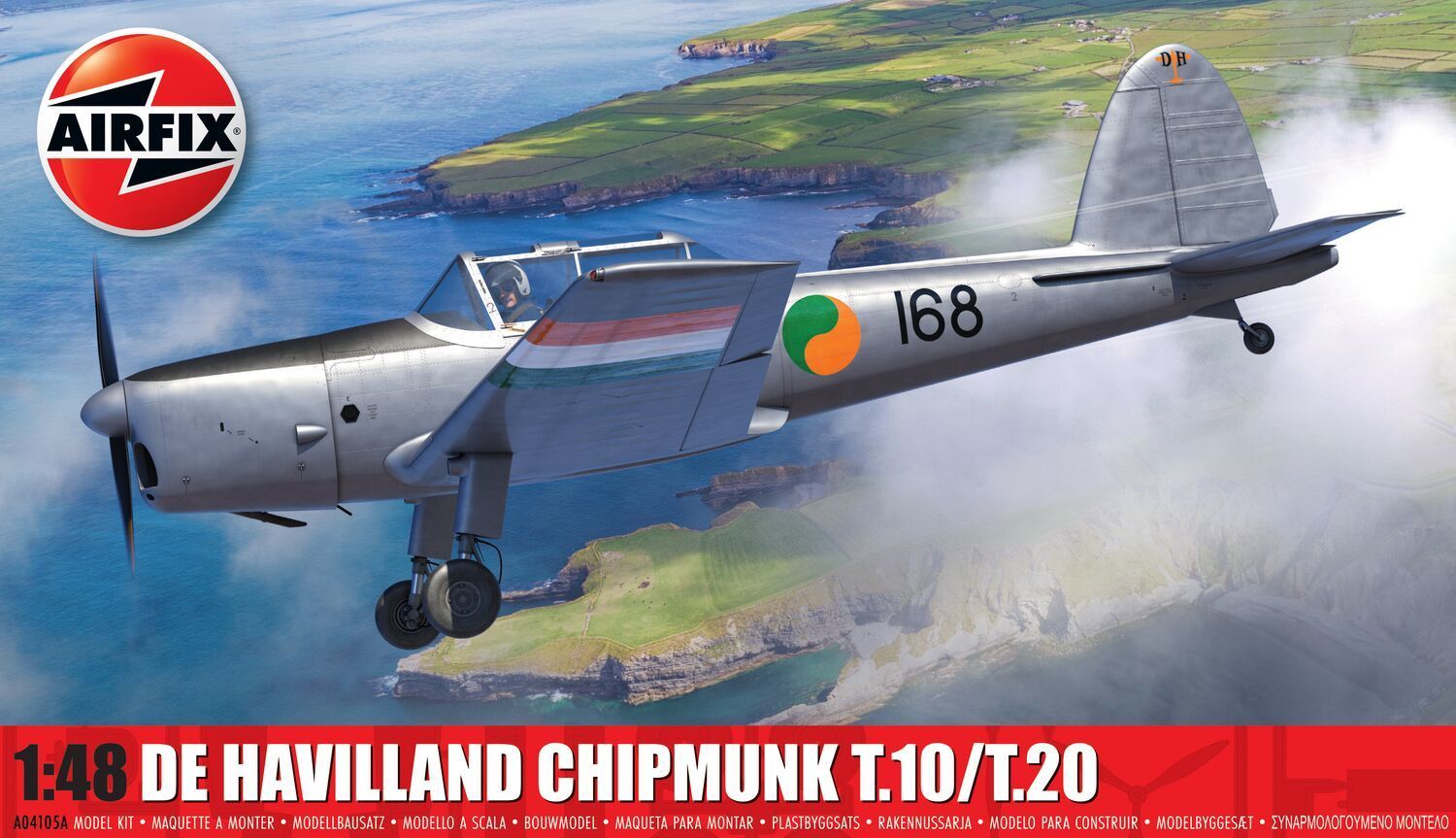 Airfix A04105A de Havilland Chipmunk T.10/T.20 1:48 Scale Plastic Model Kit