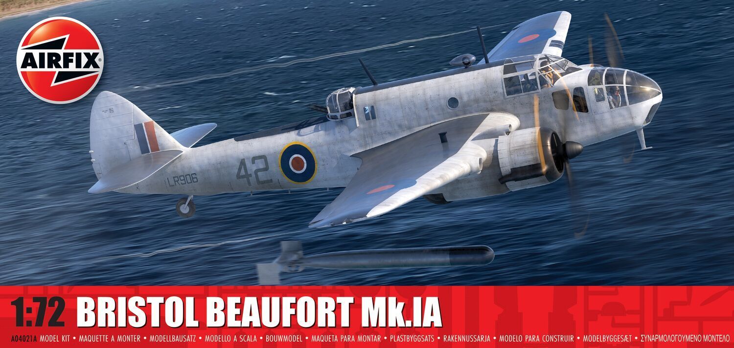 Airfix A04021A Bristol Beaufort Mk.IA 1:72 Scale Plastic Model Kit