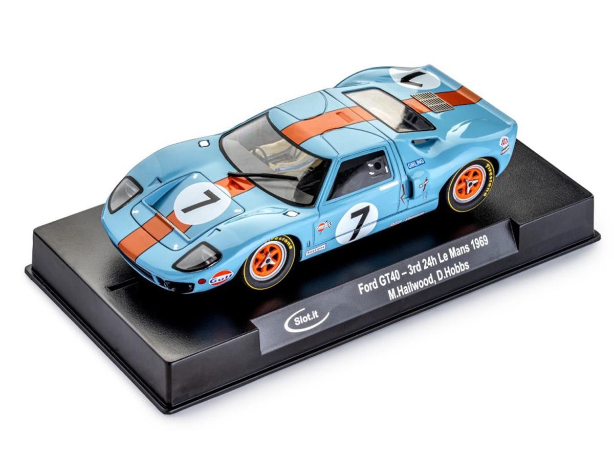 Slot.it CA18G Ford GT40 No.7 3rd 24hr Le Mans 1969 Slot Car