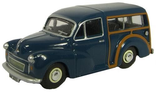 Oxford Diecast Morris Minor Traveller Trafalgar Blue (76MMT002) 1:76 (OO) Scale Model