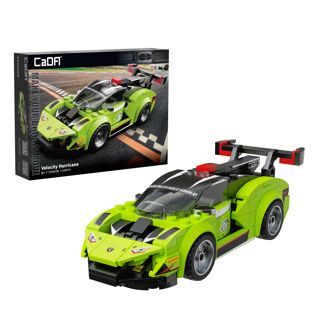 CaDA C55052W  Velocity Hurricane Race Car- 165pcs Plastic Brick Construction Kit
