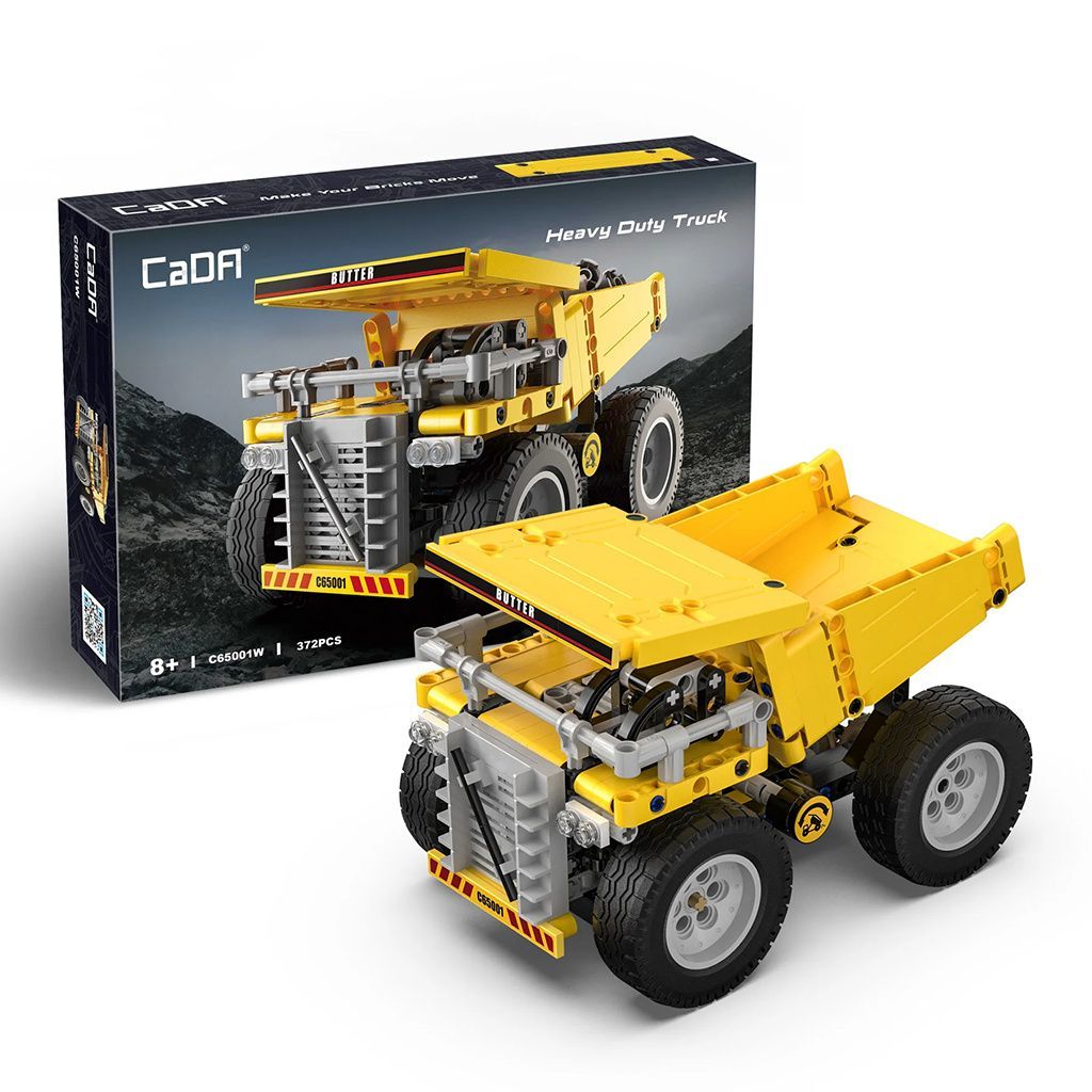 CaDA C65001W Dump truck- 372pcs Plastic Brick Construction Kit