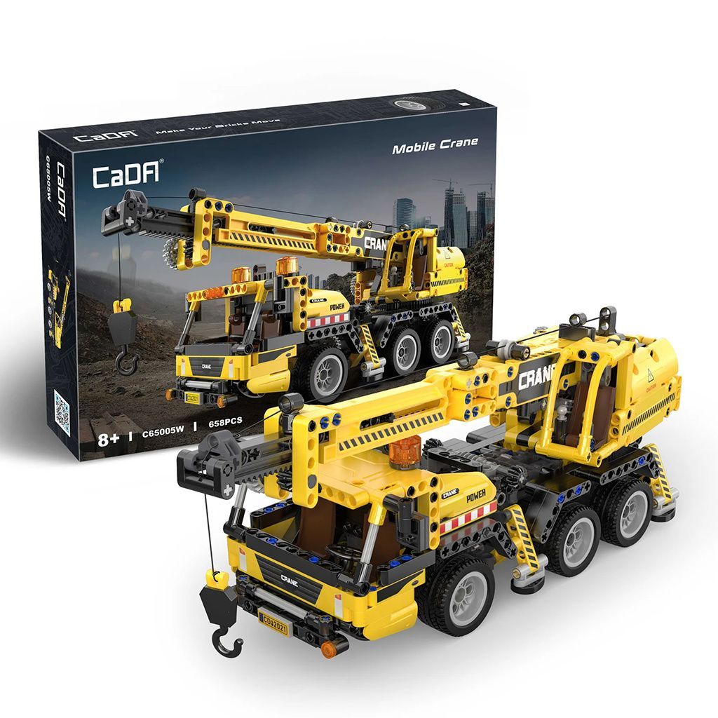 CaDA C65005W Crane - 658 pcs Plastic Brick Construction Kit