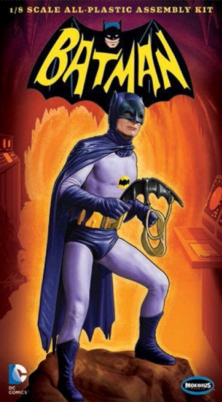 Moebius Models 950 Batman 1966 Batman TV Series Figure 1:8 Scale Plastic Model Kit