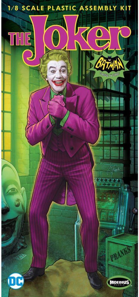 Moebius Models 956 Joker 1966 Batman TV Series Figure 1:8 Scale Plastic Model Kit