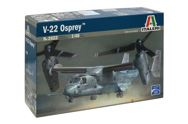 Italeri 2622 V-22 Osprey 1:48 Scale Plastic Model Kit
