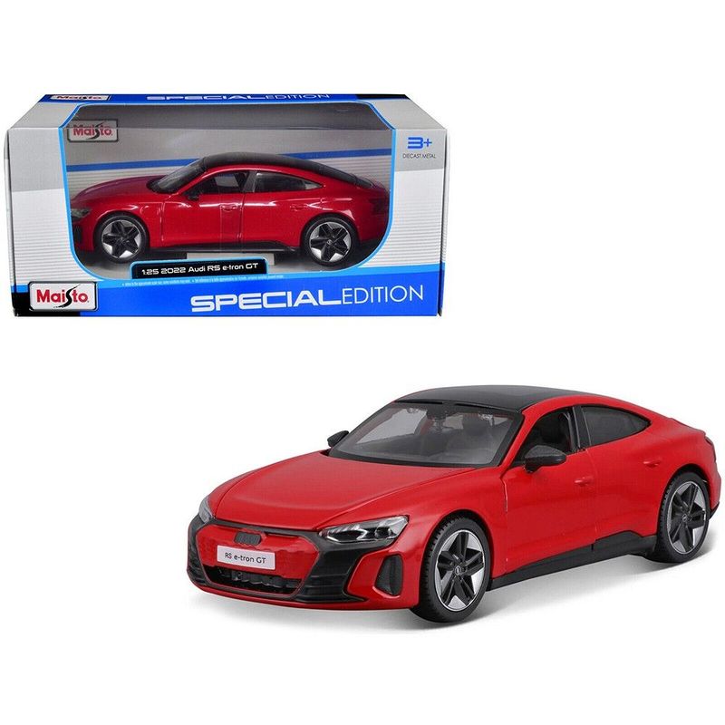 Maisto 32907 Special Edition 2022 Audi RS E-Tron GT Red 1:25 Scale Diecast Model