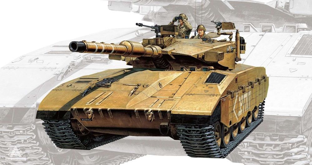 Academy 13429 Israeli Army IDF Merkava Mk III Main Battle Tank 1:72 Scale Plastic Model Kit