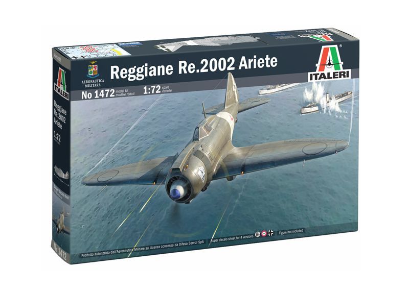 Italeri 1472 Reggiane Re.2002 Ariete 1:72 Scale Plastic Model Kit