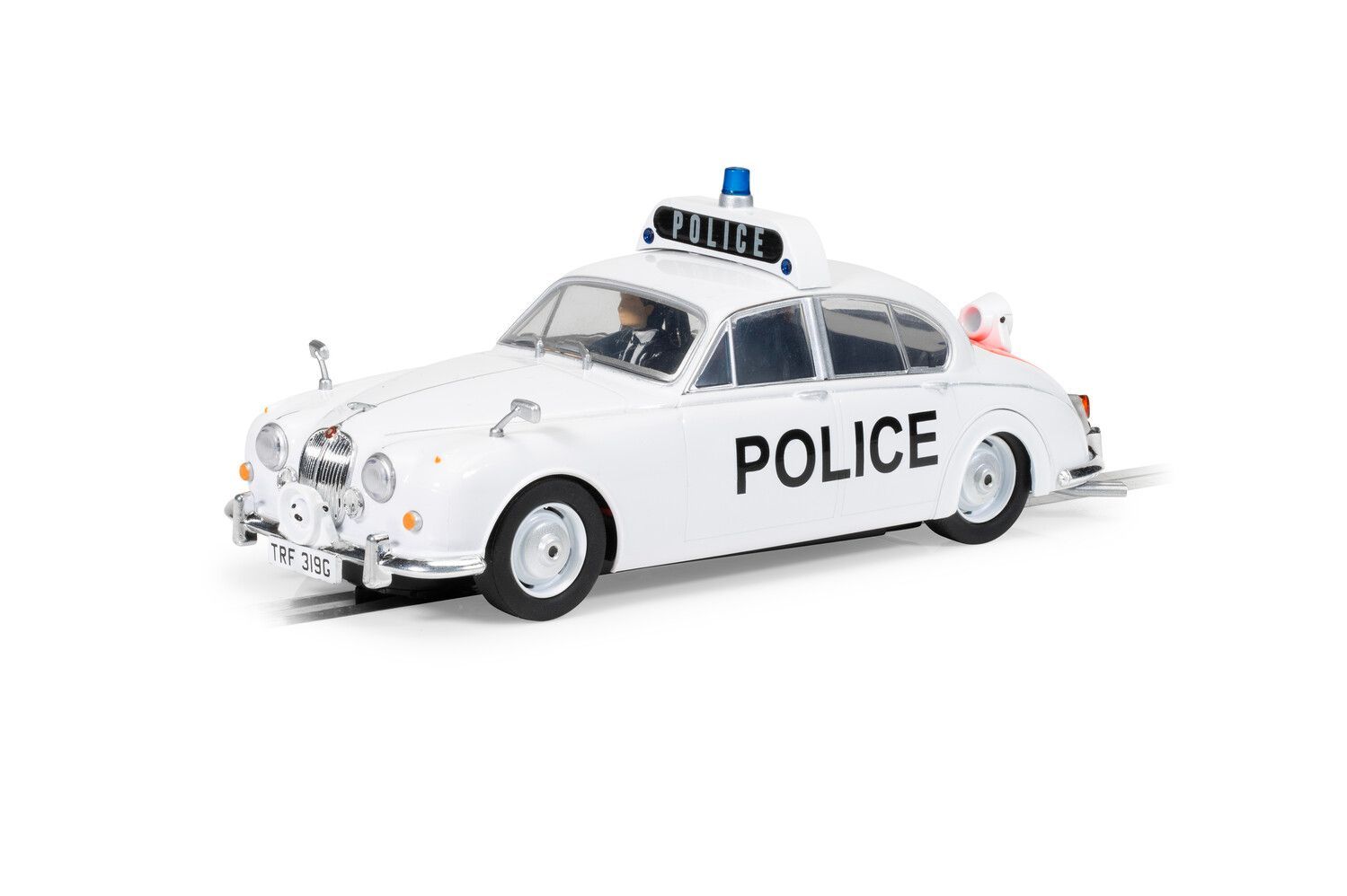 Scalextric C4420 Jaguar MK2 - Police Edition Slot Car