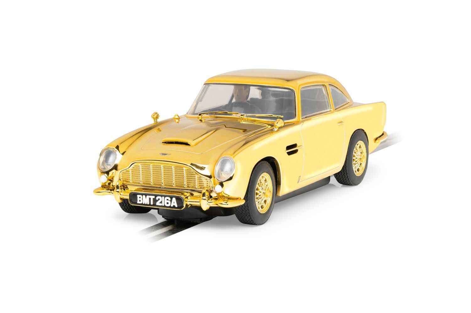 Scalextric C4550A James Bond Aston Martin DB5 - Goldfinger - 60th Anniversary Gold Edition Slot Car