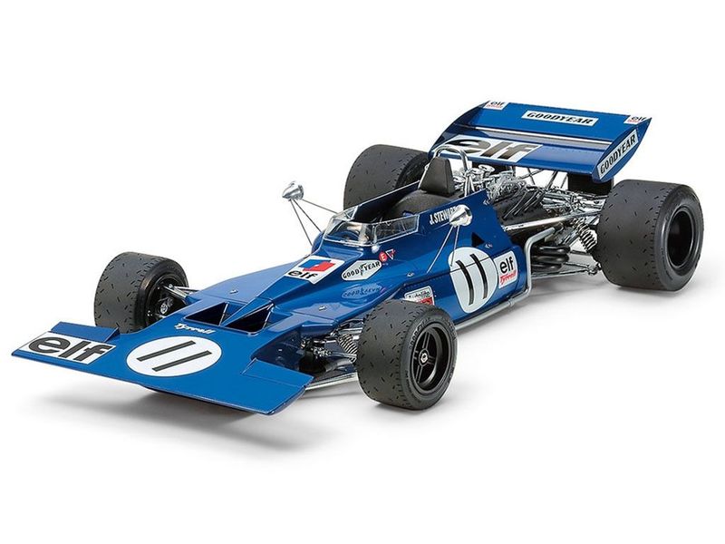 Tamiya 12054 Tyrell 003 Formula 1 Car Jackie Stewart 1971 Monaco GP 1:12 Scale Plastic Model Kit