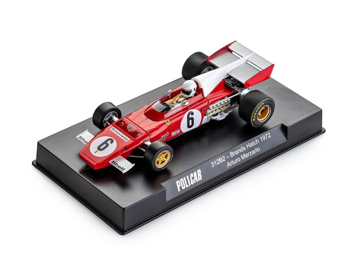 Policar CAR05D 312B2 No.6 Brands Hatch 1972 Merzario Slot Car