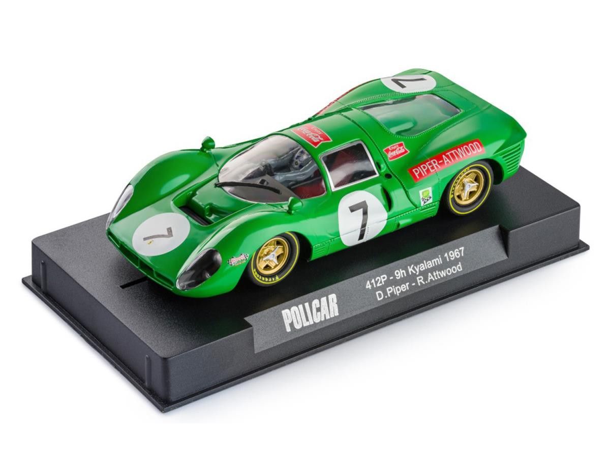 Policar CAR06E 412P No.7 9hr Kyalami 196 Slot Car