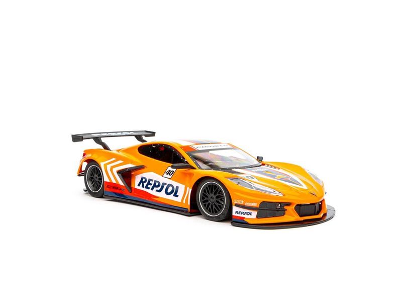 NSR 0440AW Corvette C8R No.40 Repsol Livery Orange AW Slot Car