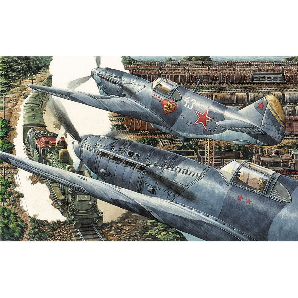 Roden 039 Soviet Air Force LaGG-3 (66 series) WWII Fighter Aircraft 1:72 Scale Plastic Model Kit