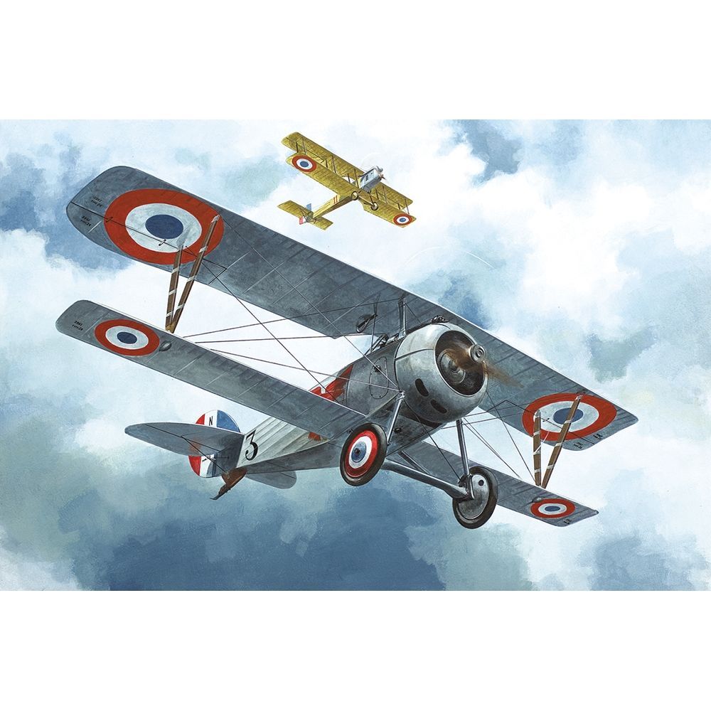 Roden 060 French Air Force Nieuport 24 WWI Fighter Aircraft 1:72 Scale Plastic Model Kit