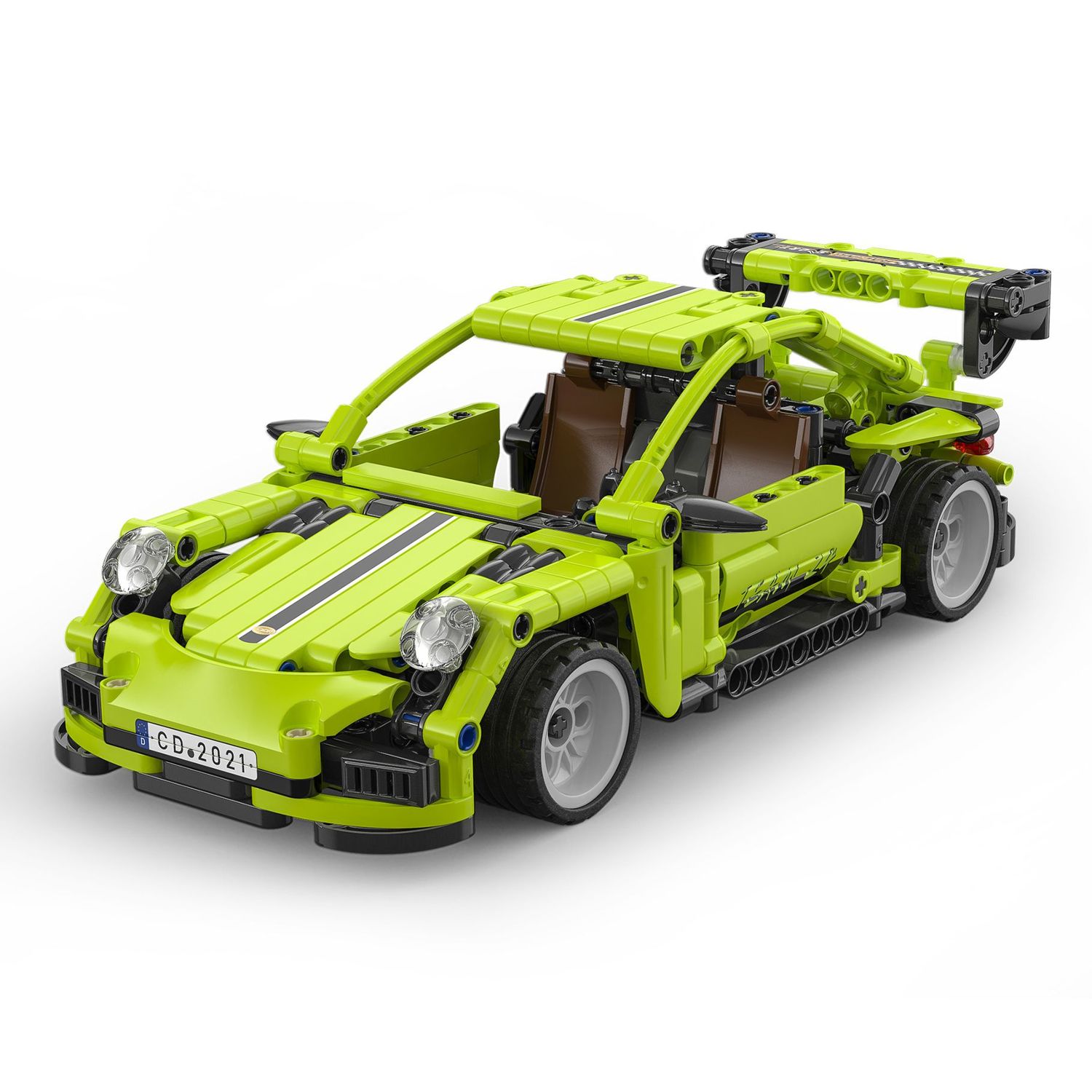 CaDA C52024W 1:18 Scale Legend Pull-Back Sports Car - 387 pcs Plastic Brick Construction Kit