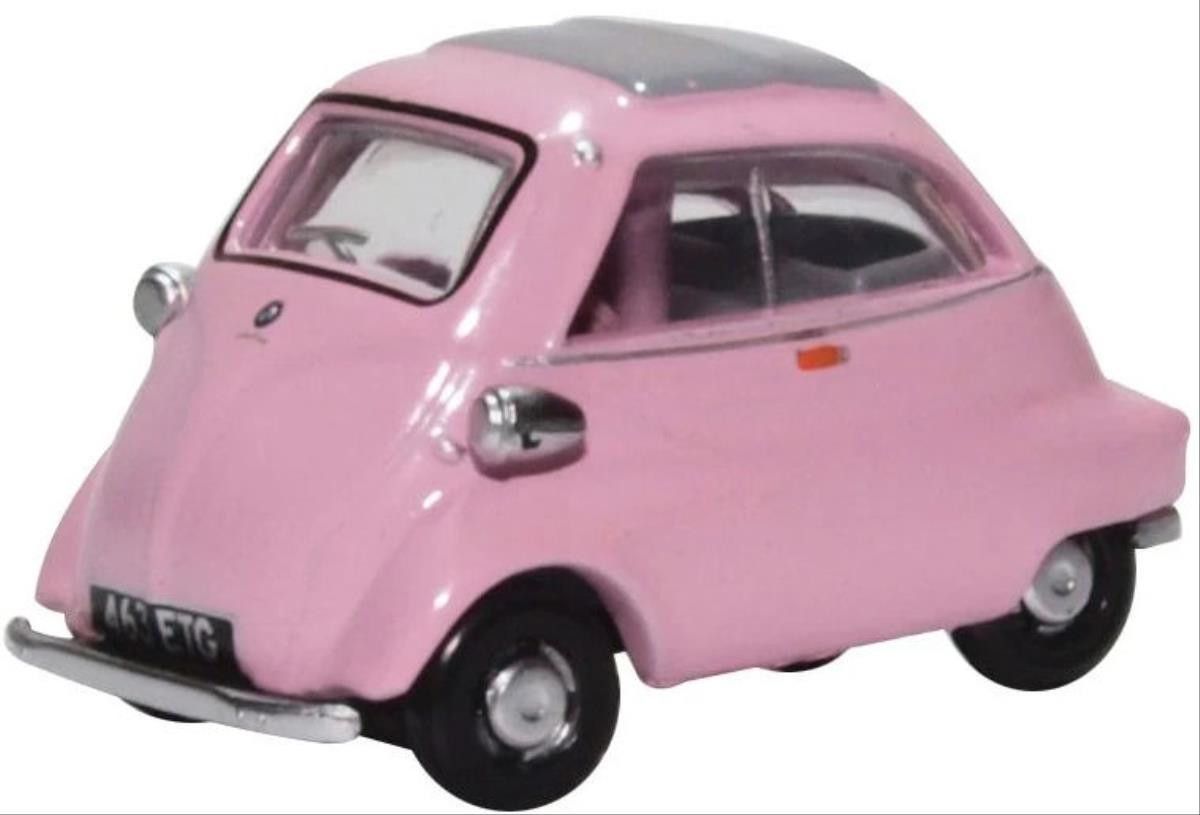 Oxford Diecast BMW Isetta Pink (76IS003) 1:76 (OO) Scale Model