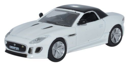 Oxford Diecast Jaguar F Type  Polaris White (76FTYP002) 1:76 (OO) Scale Model