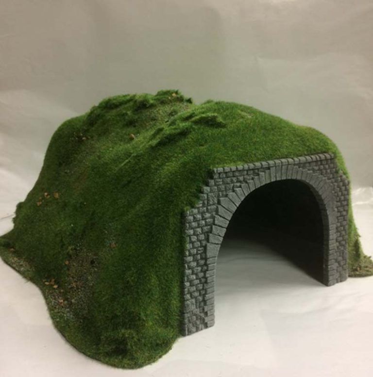 Javis Double Tracked Flocked Tunnel OO Gauge