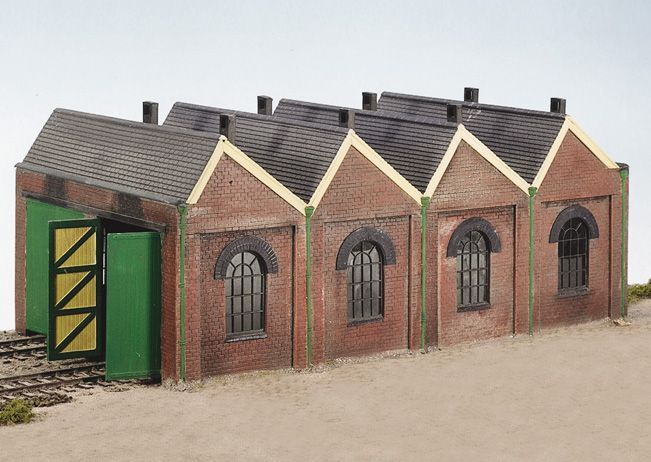 Wills Kits CK12 Engine Shed 2 Road Kit OO/HO Gauge