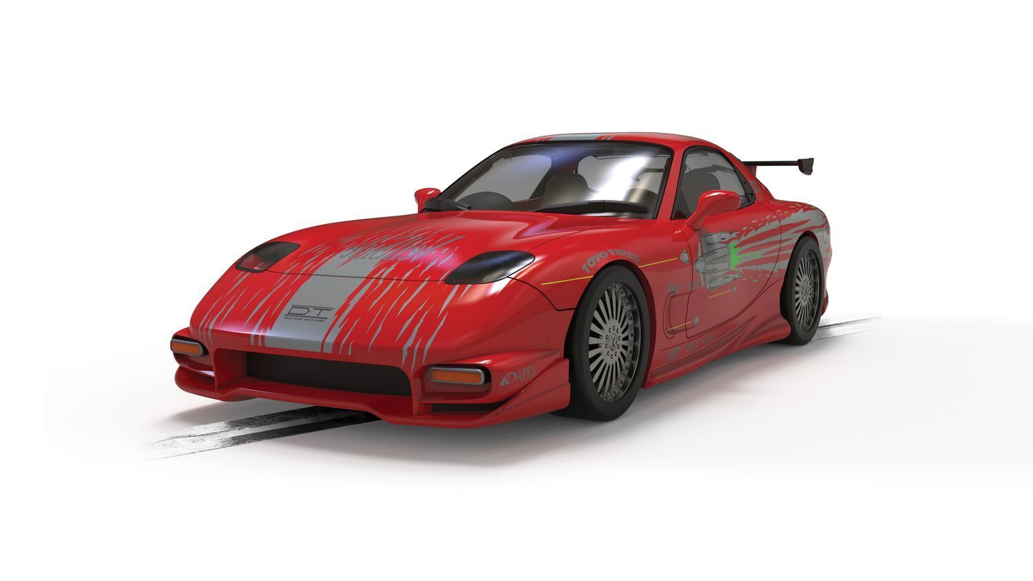 Scalextric C4592 Mazda RX7 - Dom Toretto - The Fast And The Furious Slot Car