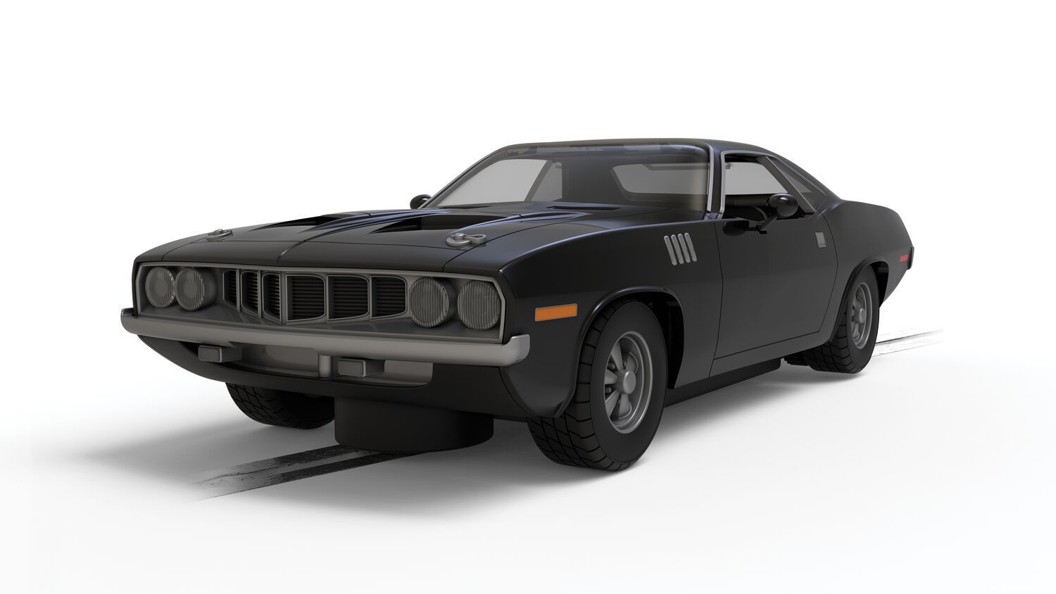 Scalextric C4595 Plymouth Barracuda - John Wick Chapter 4 Slot Car