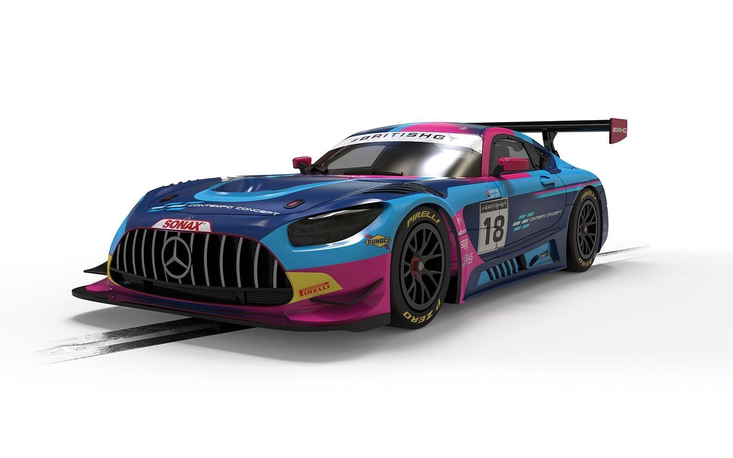 Scalextric C4623 Mercedes AMG GT3 - British GT 2024 - 2Seas Motorsport Slot Car
