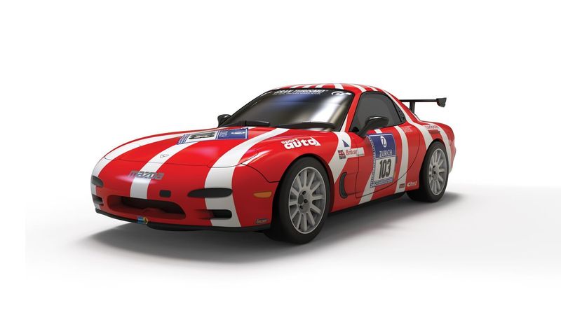 Scalextric C4626 Mazda RX7 FD - Nurburgring 24 2007 Slot Car