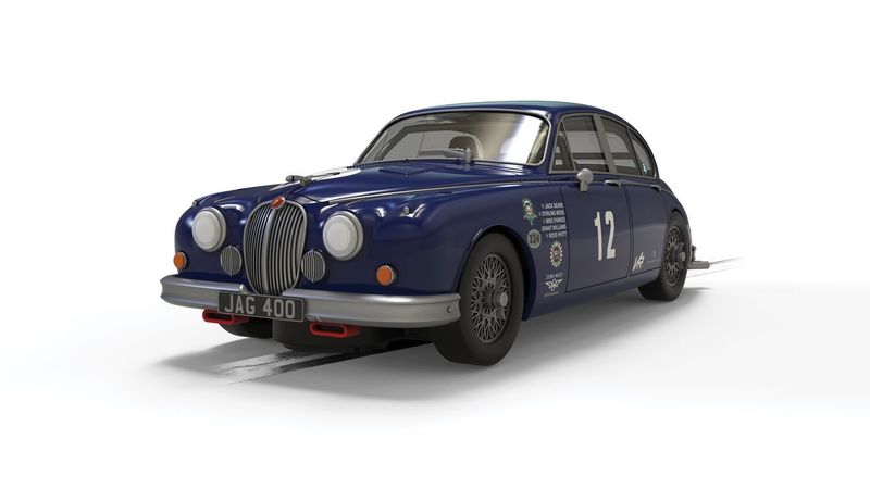 Scalextric C4596 Jaguar MK2 - Grant Williams Racing Slot Car