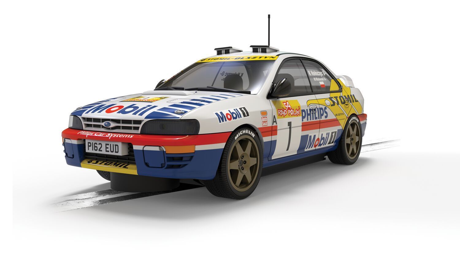 Scalextric C4507 Subaru Impreza WRX - 1997 ERC Champion Slot Car