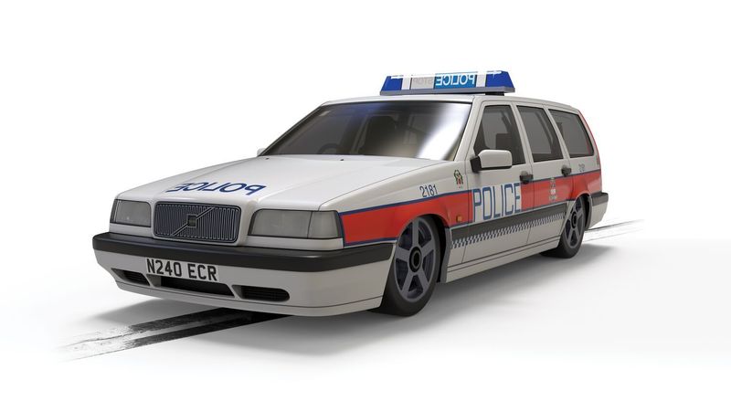 Scalextric C4627 Volvo 850 Estate - Police Edition Slot Car