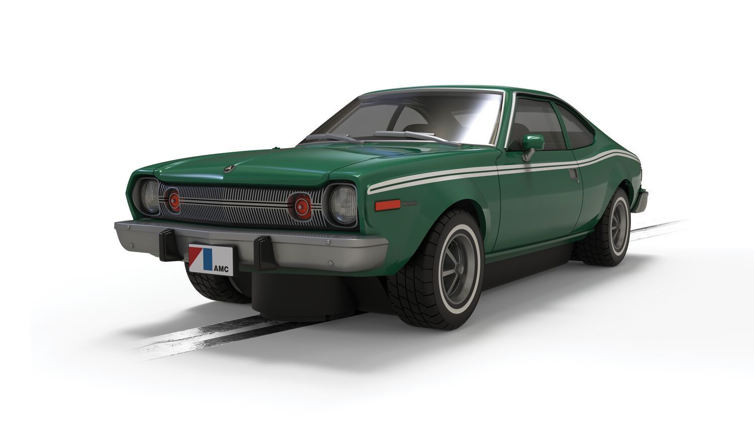 Scalextric C4538 AMC Hornet - Green Slot Car