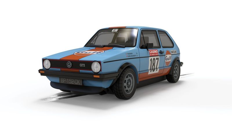 Scalextric C4609 Volkswagen Golf - Gulf Edition Slot Car