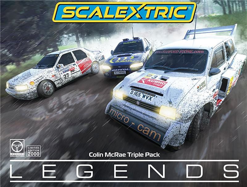 Scalextric C4612A Colin McRae - Triple Car Pack Slot Cars