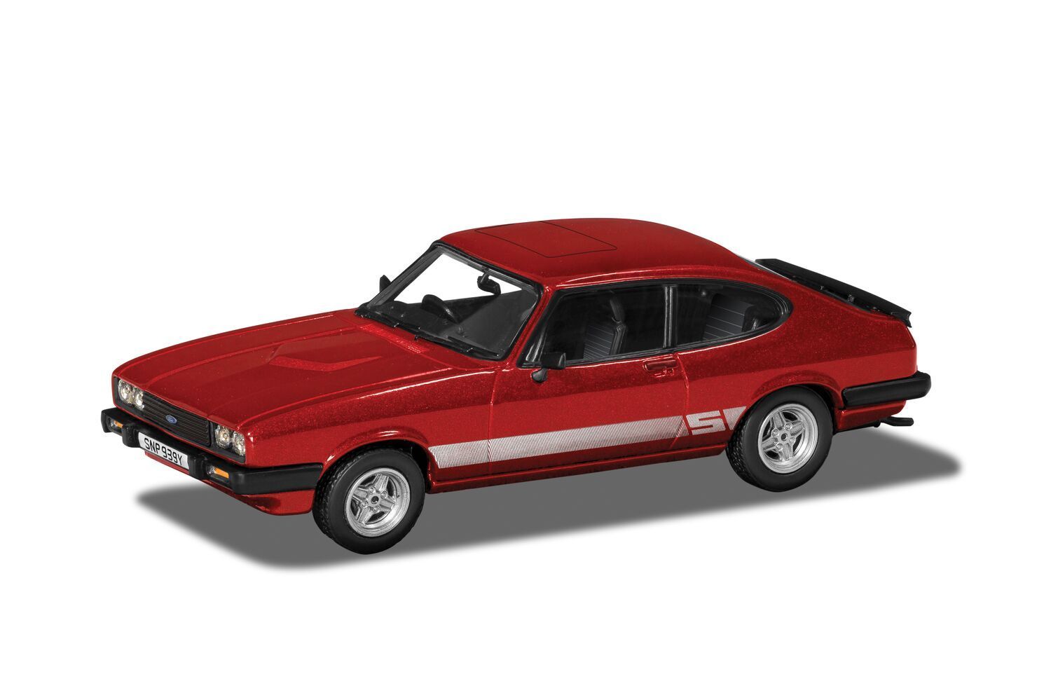 Corgi VA10824 Ford Capri Mk3 2.0S, Jupiter Red Diecast Model