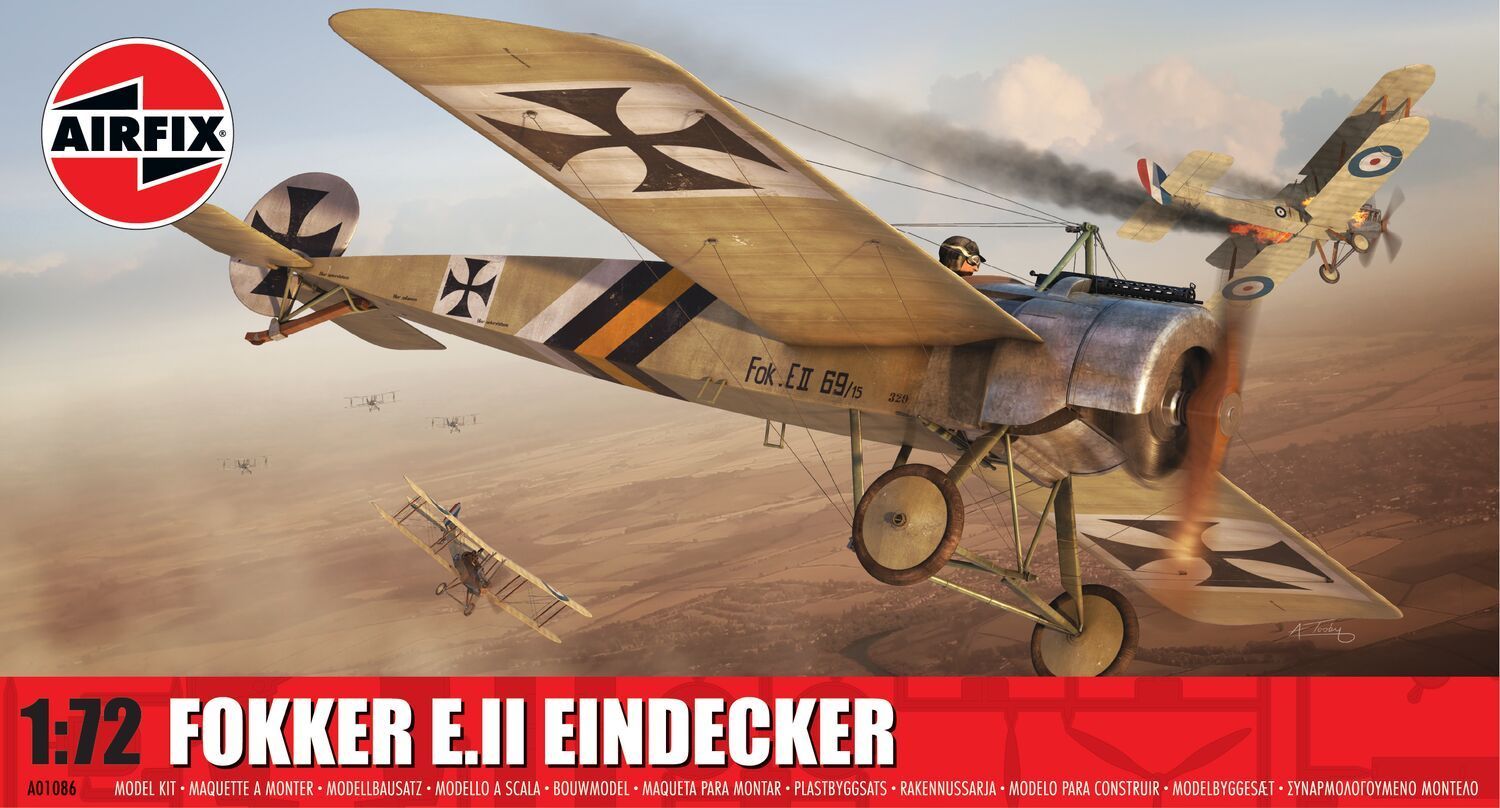Airfix A01086 Fokker E.II Eindecker 1:72 Scale Plastic Model Kit