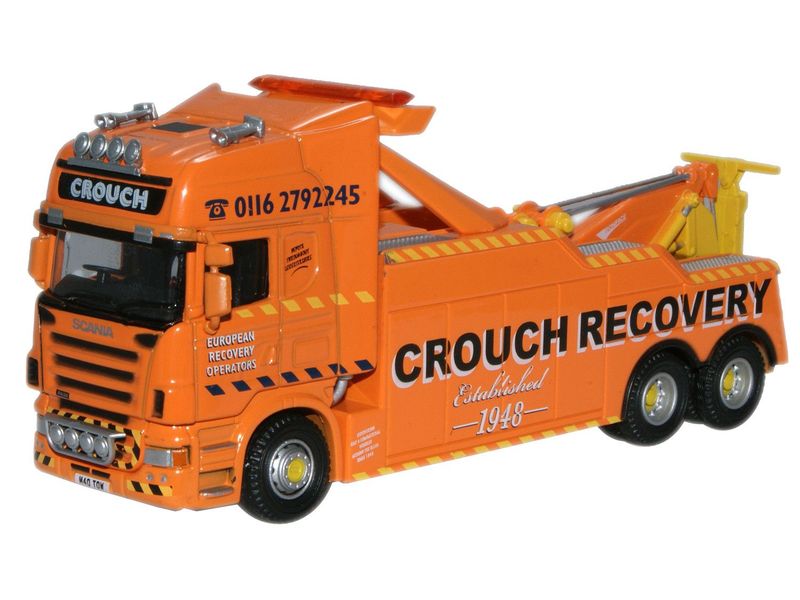 Oxford Diecast Scania Topline Recovery Truck Crouch Recovery (SCA02REC) 1:76 (OO) Scale Model