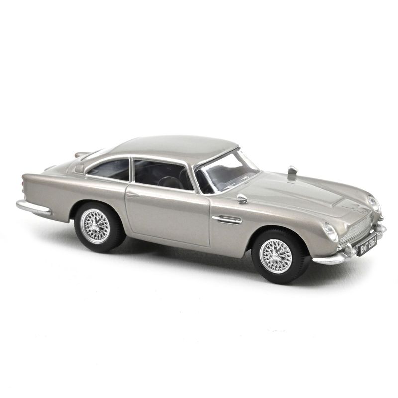 Norev 270523 1963 Aston Martin DB5 Silver Birch 1:43 Scale Diecast Model