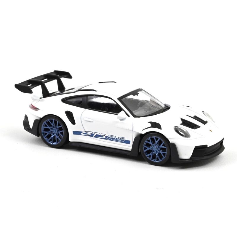 Norev 750048 2022 Porsche 911 GT3 RS - White With Blue Stickers 1:43 Scale Diecast Model